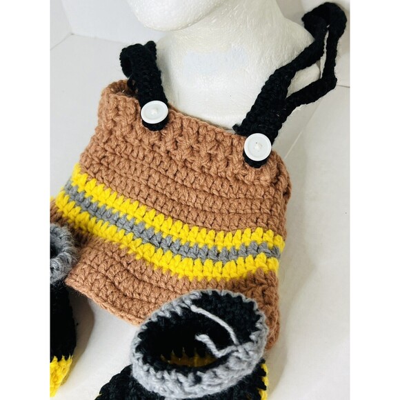 Newborn Baby Photography Props Boy Girls Photo Shoot Props Fireman Fire Dept - Picture 5 of 8